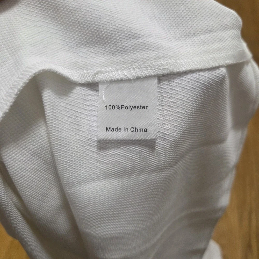 Tuckernuck Womens Preppy Minimalist Off The Shoulder Summer Casual Top White S - Picture 10 of 11